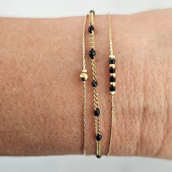 Bracelet triple Anna Noir