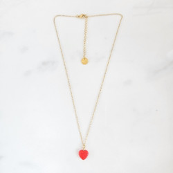 Chaîne pendentif cœur