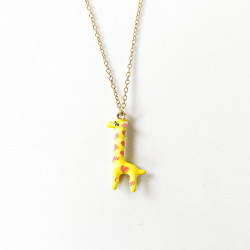 Chaîne pendentif girafe