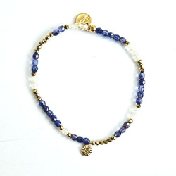Bracelet Maharani bleu