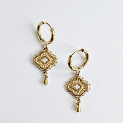 Boucles d'oreilles blason Athena