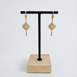 Boucles d'oreilles blason Athena