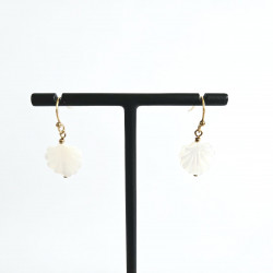 Boucles d oreilles Venus coquillage