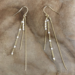 Boucles d'oreilles Anna Blanche