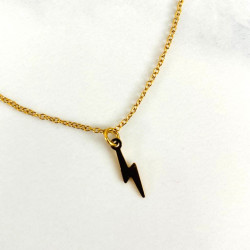 Chaîne pendentif éclair