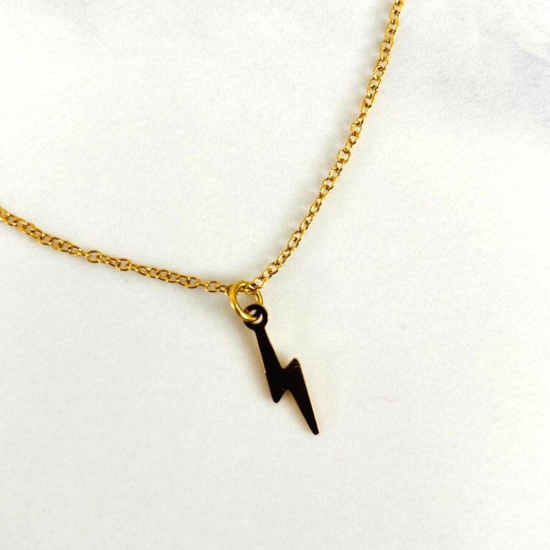 Chaîne pendentif éclair