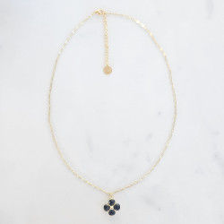 Collier Trèfle Précieux noir