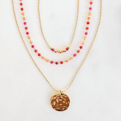 Collier Miyuki red