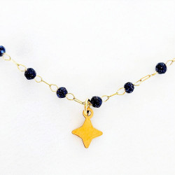 Collier mini Blue