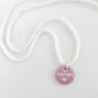 White Tiare Flower Necklace