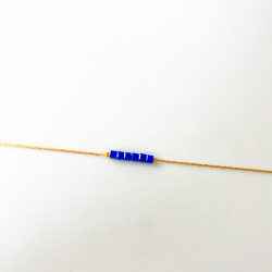 Bracelet Simply Square bleu
