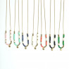 Collier Maharani blanc