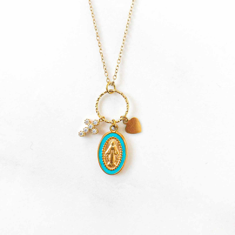Necklace clover Marie