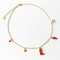 Collier charms Sophie Western