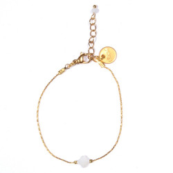 Bracelet trèfle Winter