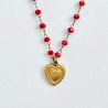Perolina Simple Red Necklace