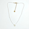 Collier fleur de tiaré blanc