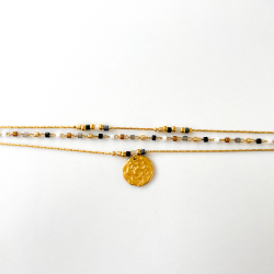 Bracelets Miyuki Triple NOIR