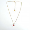 Collier grappe corail Maeva