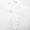 Collier nacre olive
