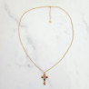 Sautoir croix multi Madonna