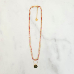 Collier Miyuki red