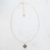 Collier Trèfle Précieux noir