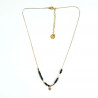 Collier Maharani noir