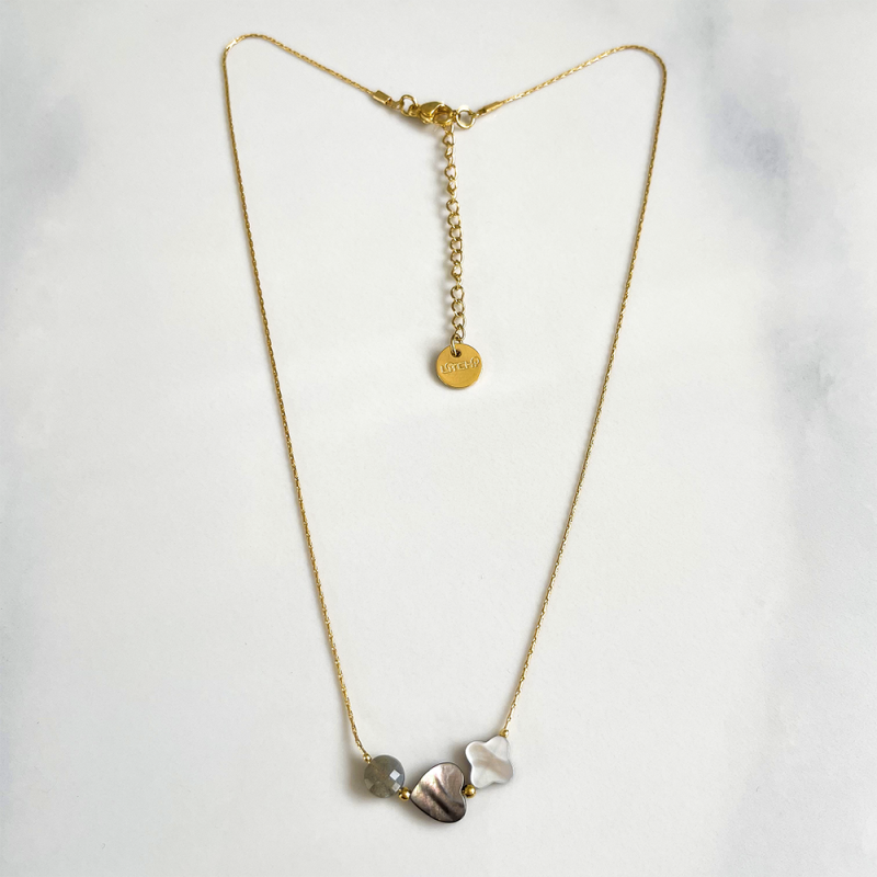 Trio necklace black