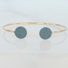 Bracelet vert Planète