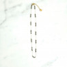 Necklace mini galets Black spinelle