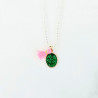 Collier bubble Lucky Trèfle