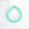 Bracelet élastiqué Jellybeans bleu pour adulte