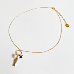 Collier grappe poisson
