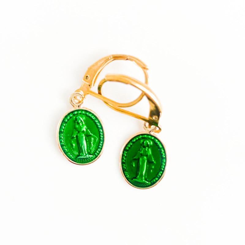 Boucles Mary Vert