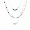 Triple necklace Anna black