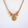 White Compass Rose Necklace