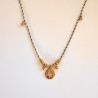 White Compass Rose Necklace
