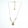 White Compass Rose Necklace