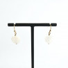 Boucles d oreilles Venus coquillage