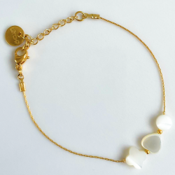 Trio bracelet white