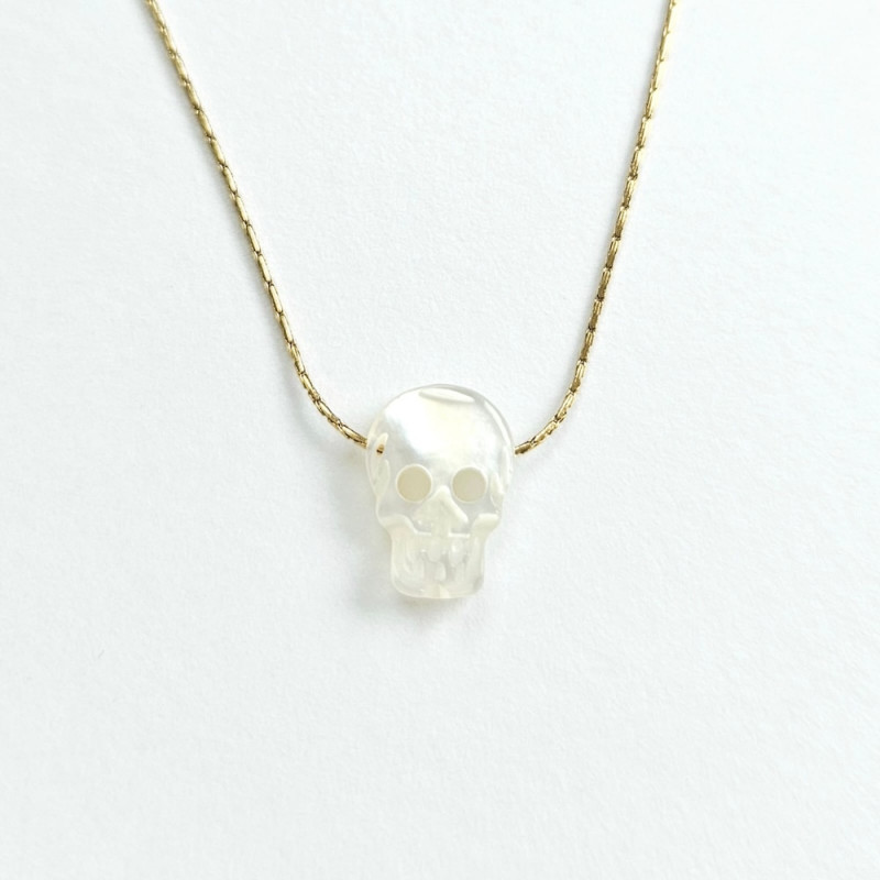 Collier tête de mort