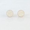 Boucles d'oreilles blanches Planète
