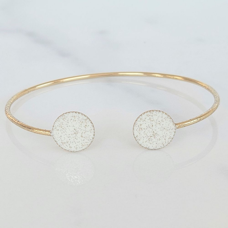 Bracelet blanc Planète