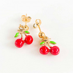 Boucles d'oreilles Jackpot Cerise