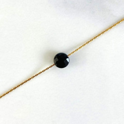 Collier Mini Moon noir
