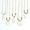 Collier Totem blanc Aile
