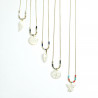 Collier Totem blanc Aile