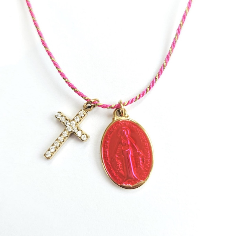 Collier grigri Rainbow Mary Rose