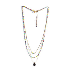 Triple necklace Miyuki Multi